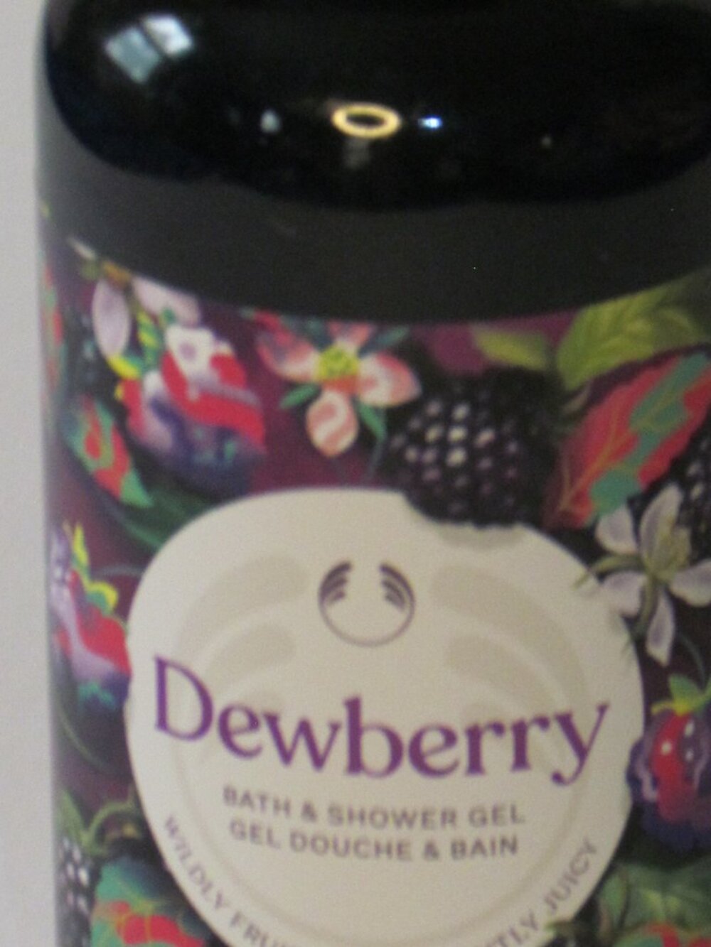 The Body Shop Dewberry Bath & Shower Gel 8.4 Fl. Oz. , NEW